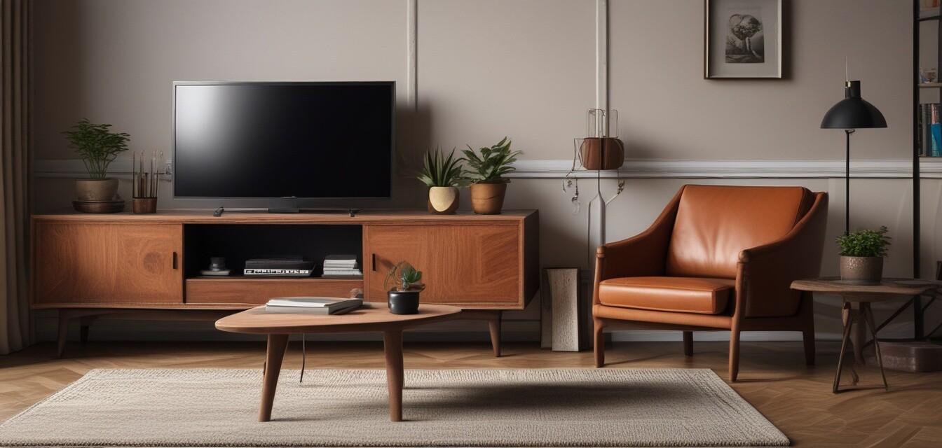 Eco-Friendly TV Stand Options for Vintage Decor